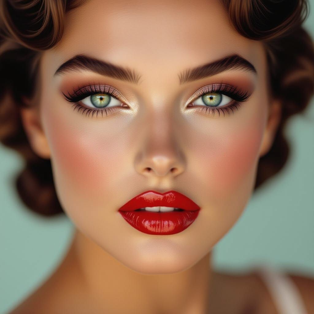 Retro Glamour Portrait: 60s Makeup and Bedroom Scene