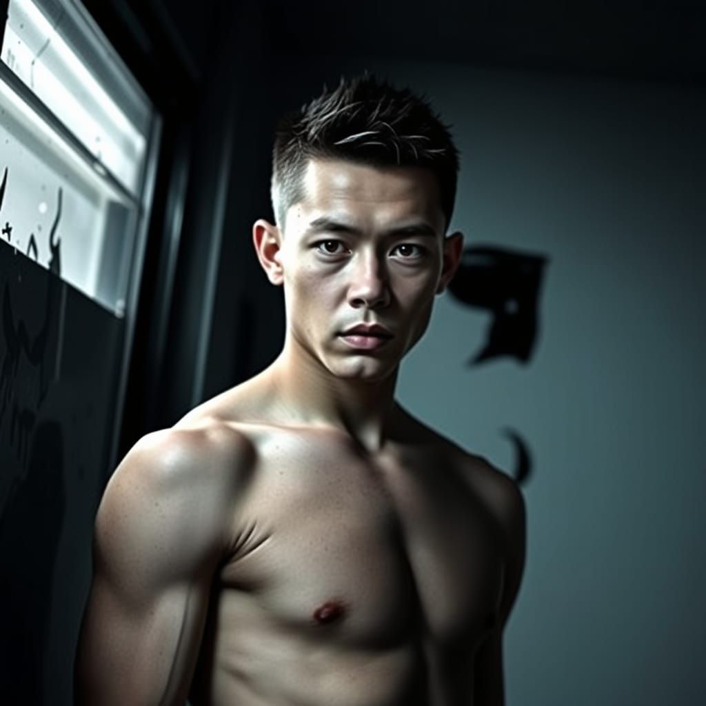 Russian-Filipino Bodyguard in Intense Physique