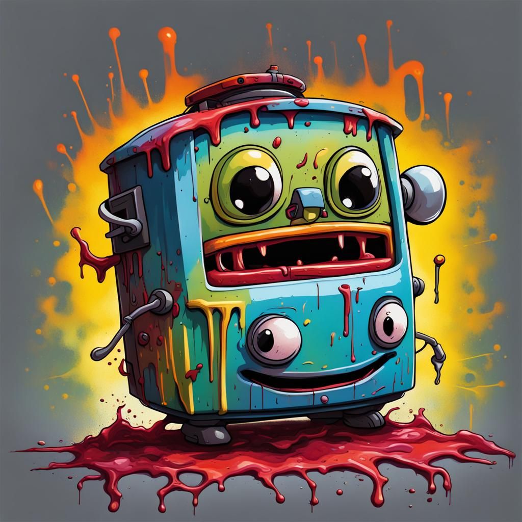 The Brave Little Toaster As A Zombie