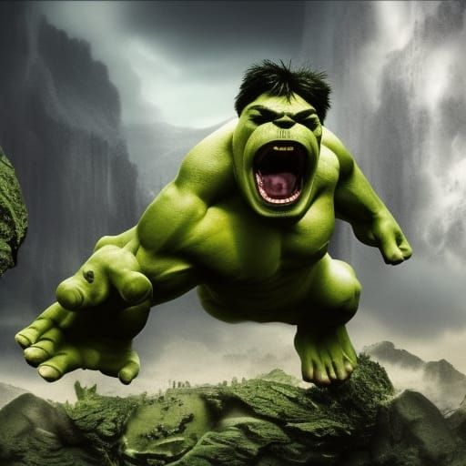Hulk Dog: Epic Cinematic Digital Matte Painting