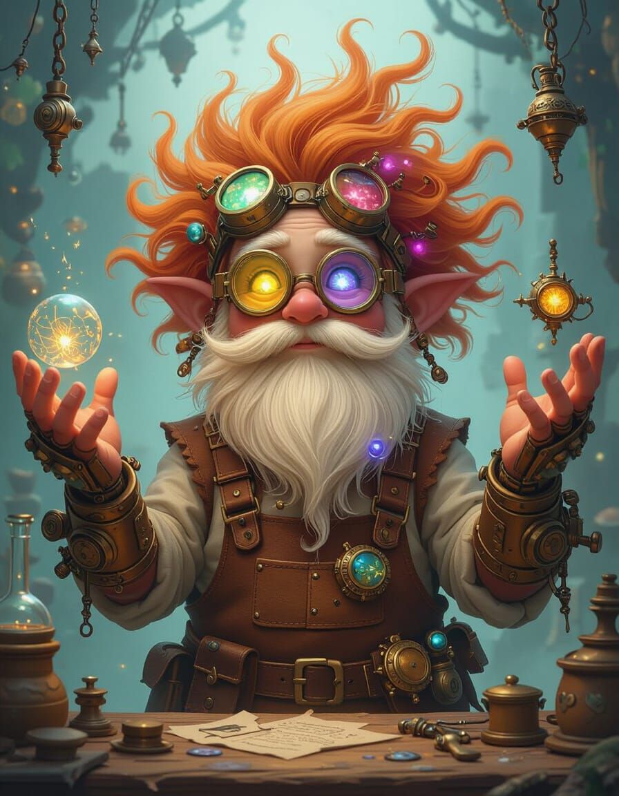Mad Genius Gnome Inventor