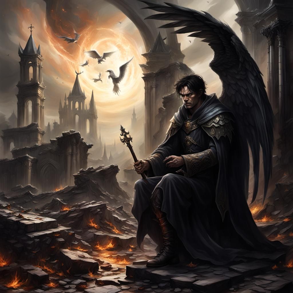 Malevolent Angel Gabriel Descends Spreading Chaos