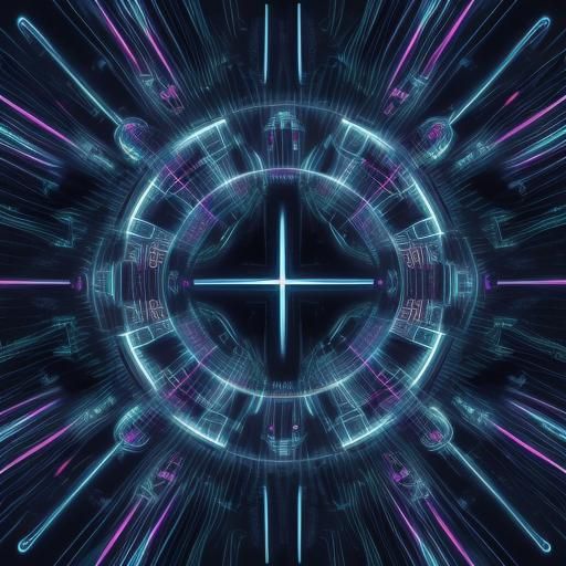 Surreal Mathematical Vortex in Digital Art Style