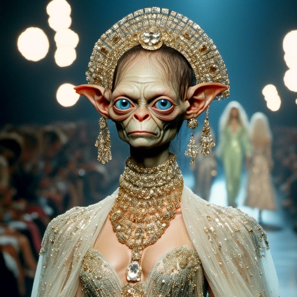 Supermodel Gollum