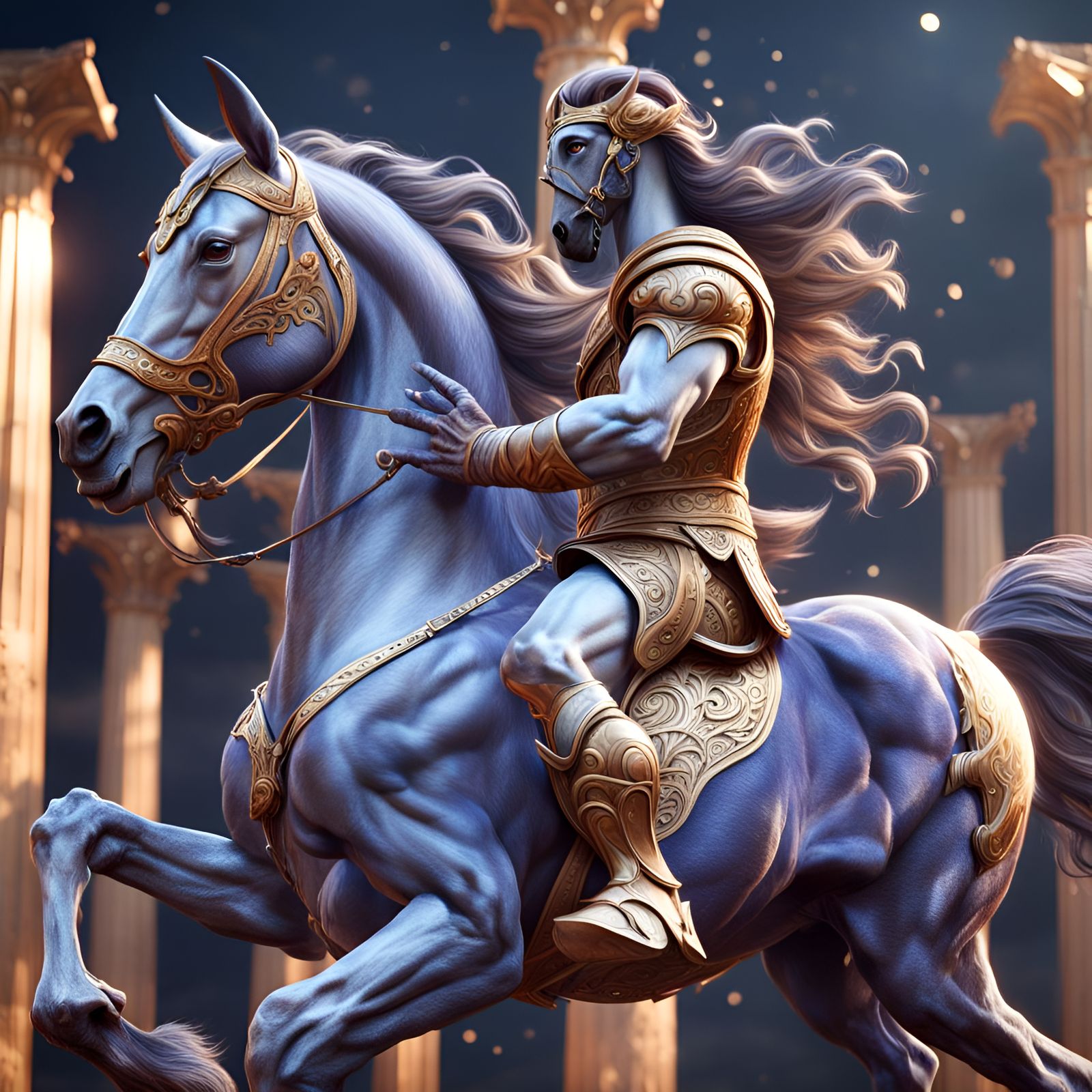 Centaurs in Greek Mythology: Fantasy Concept Art