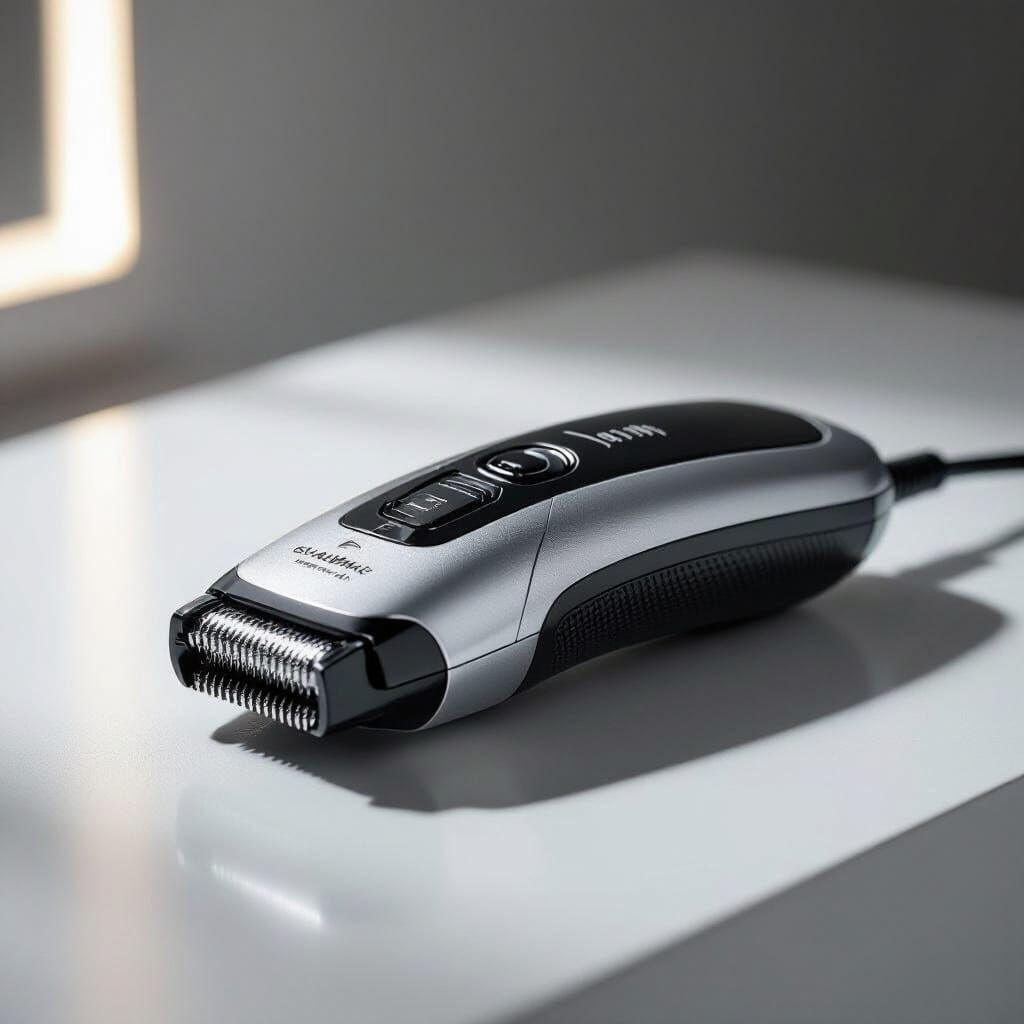 Sleek Electric Trimmer for At-Home Grooming