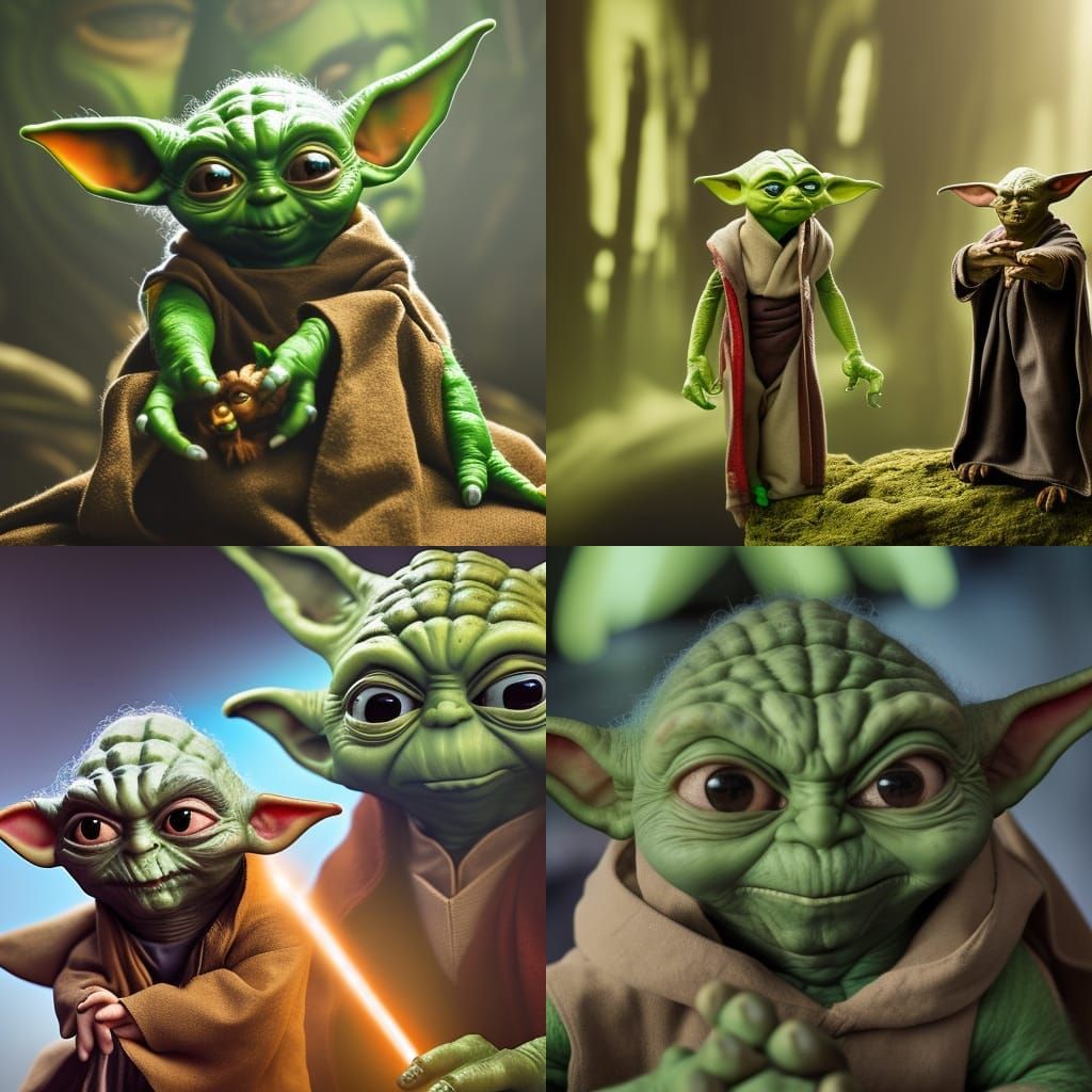 Mutant Evil Yoda on Dagobah: Professional Photography