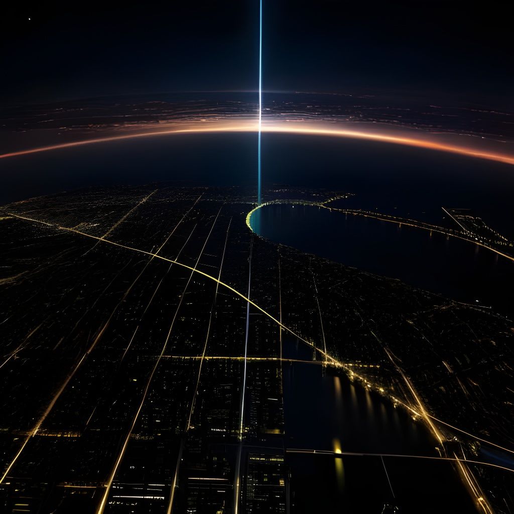 Night Metropolis Horizon: A Dark Eutopian Masterpiece