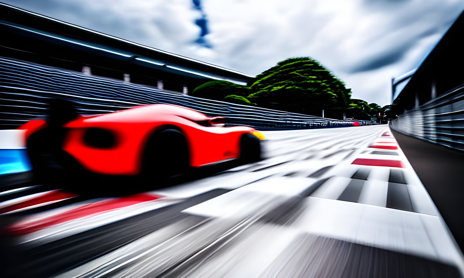 Fast Cars Racing on Tokyo Street: Motion Photography