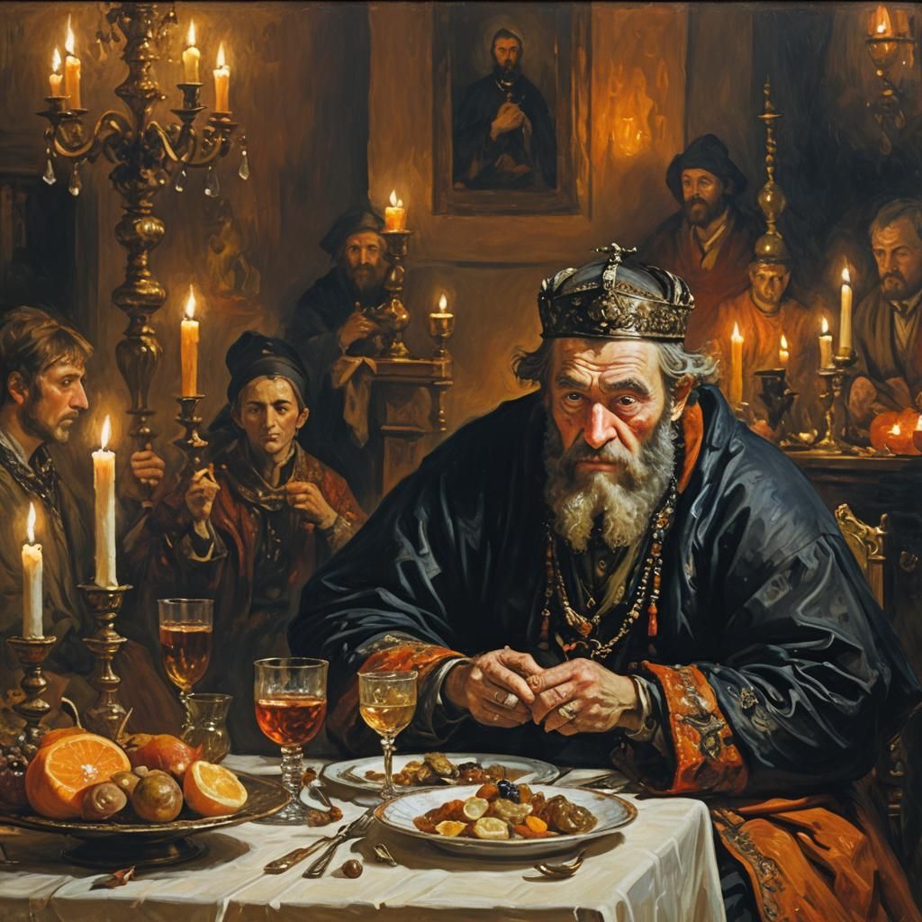 Ivan the Terrible in Impressionist Style