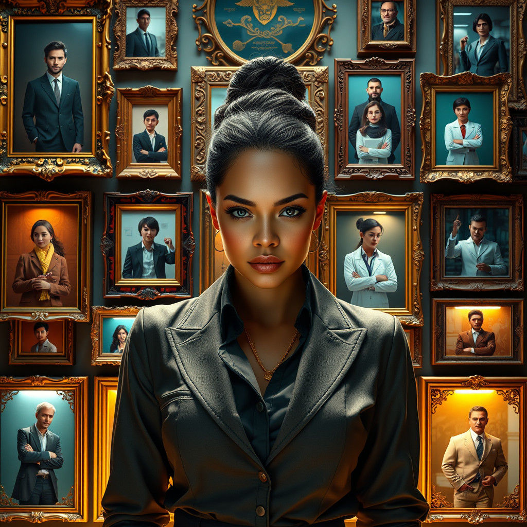 Confident Woman: A Study in Professional Personas