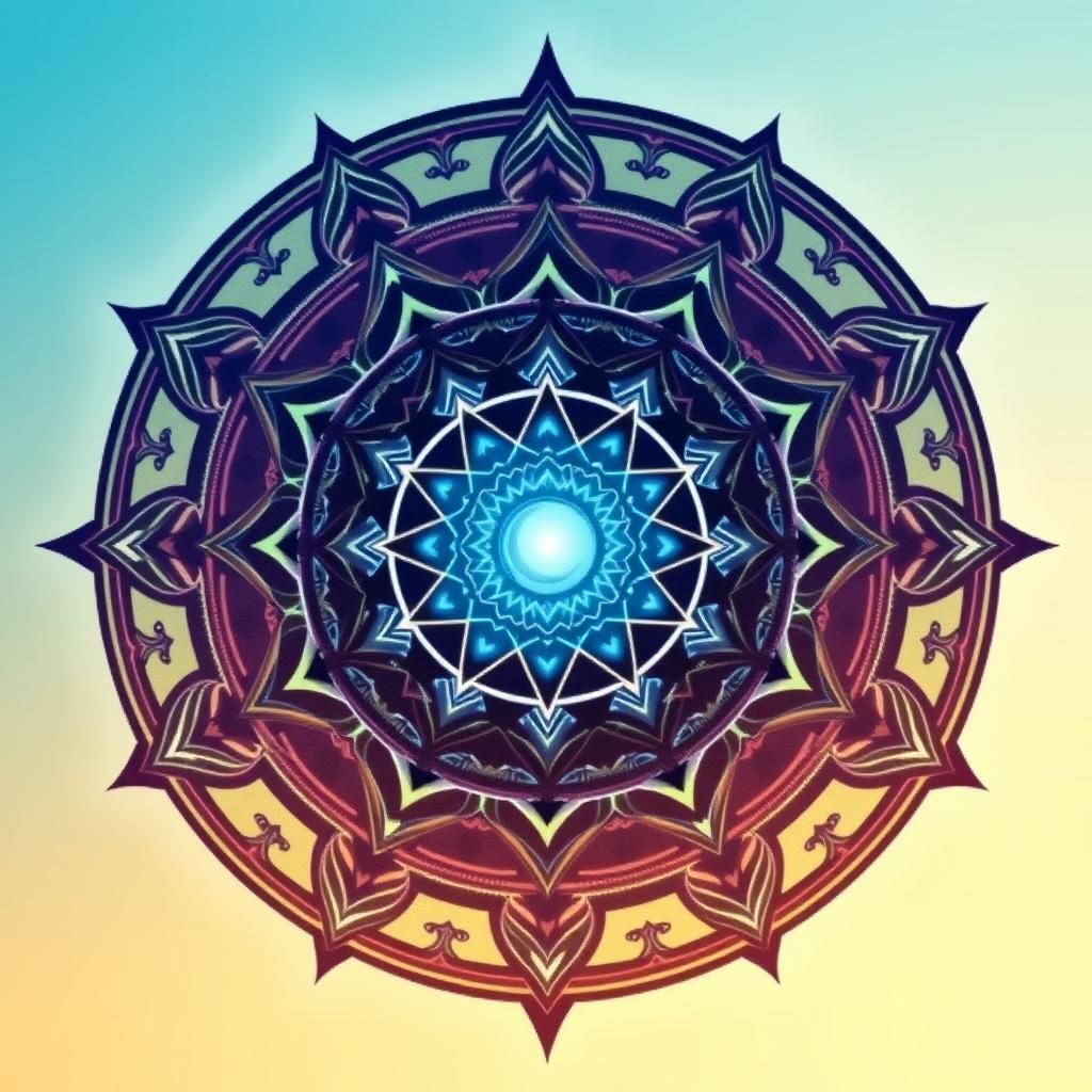 Quantum Equilibrium Mandala Spiritual Symbol