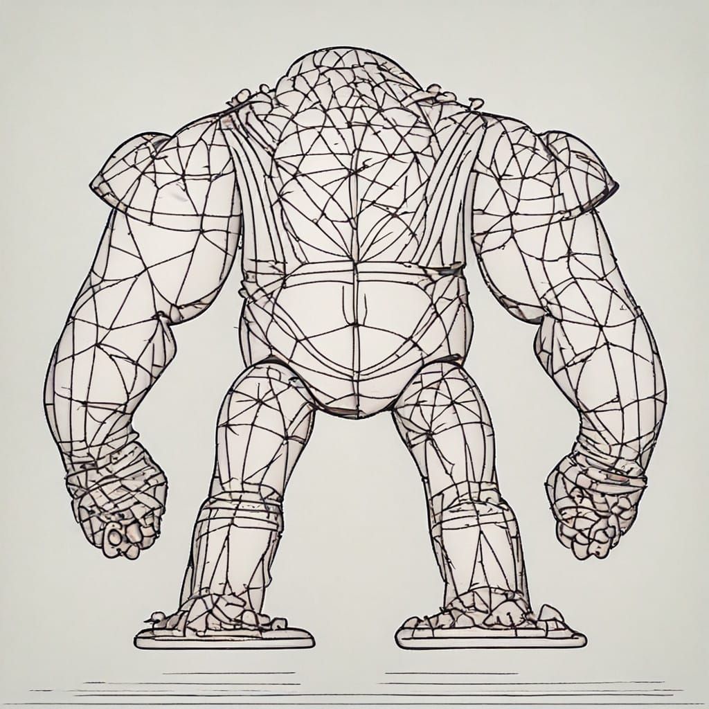 Cyberpunk Metal Golem