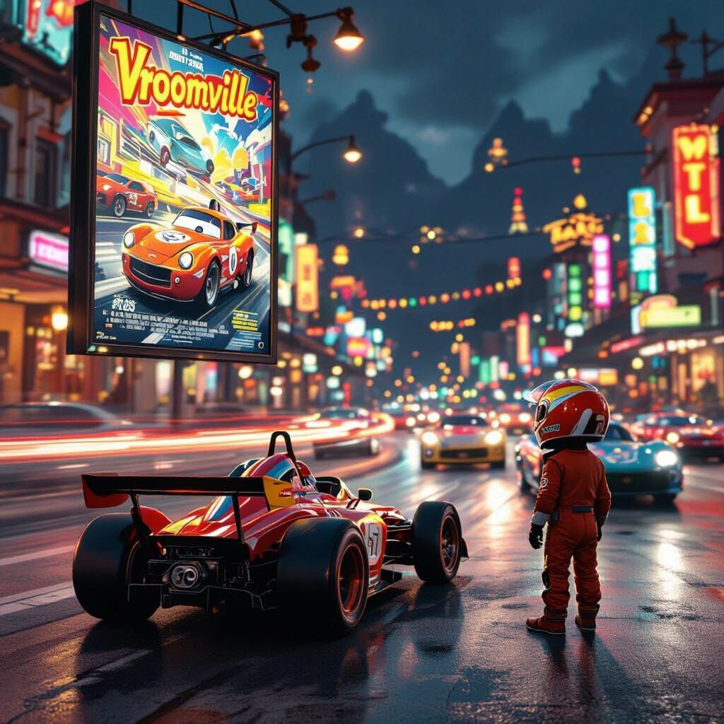 Rusty the Race Car in Vroomville