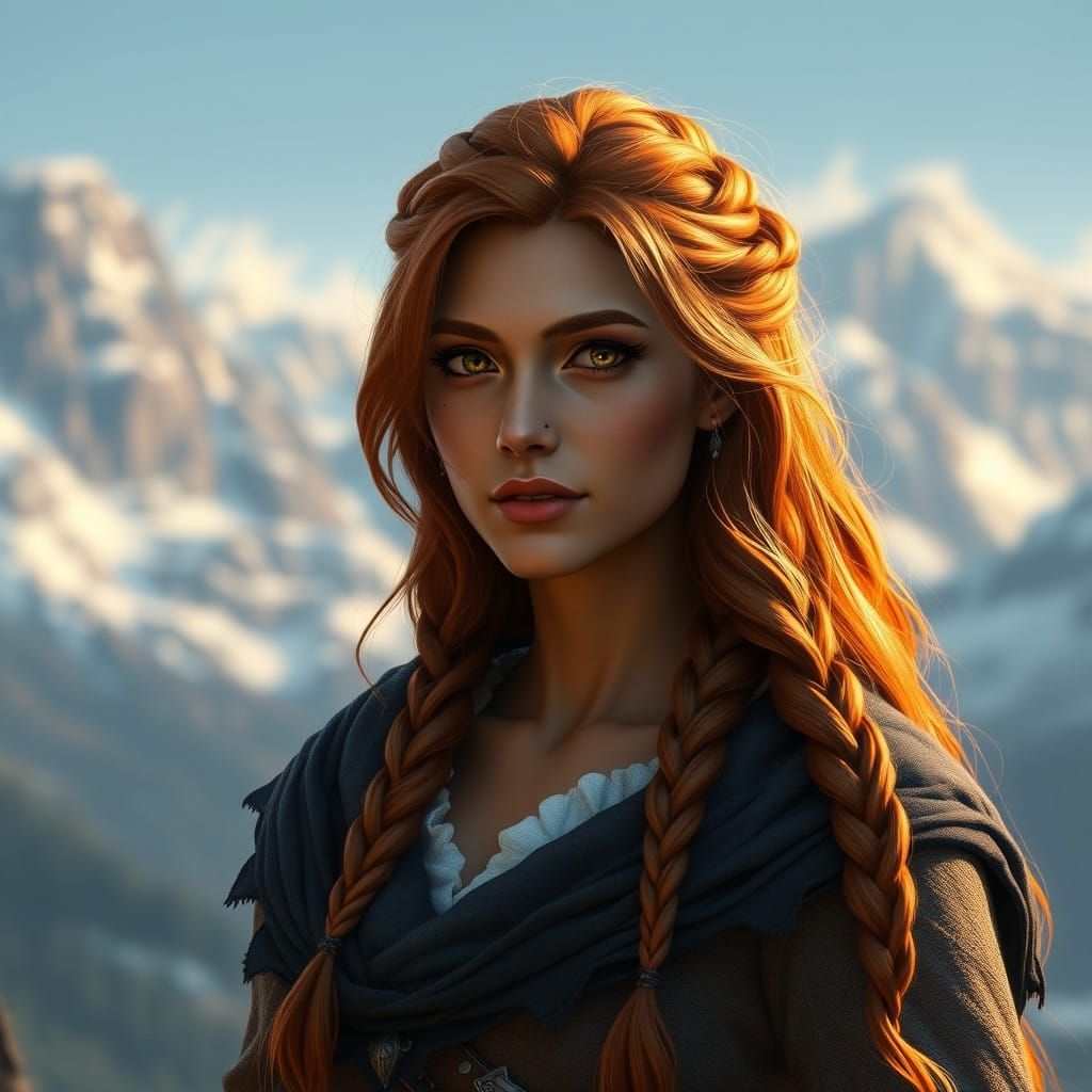 Fantasy Noblewoman in Ethereal Glow