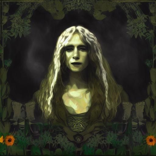 Eerie Scene of Folk Horror