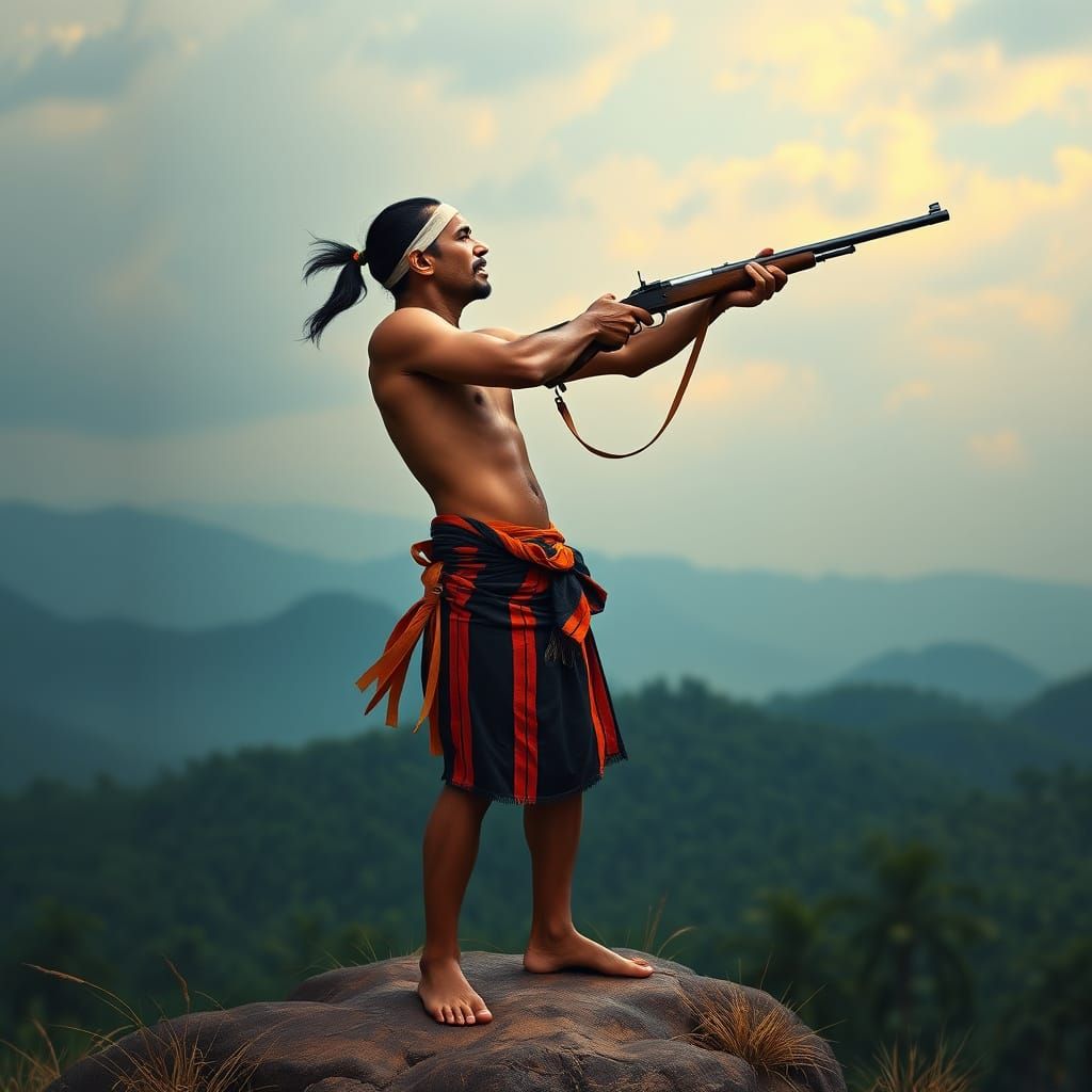 Muted Warrior of the Burmese Highlands