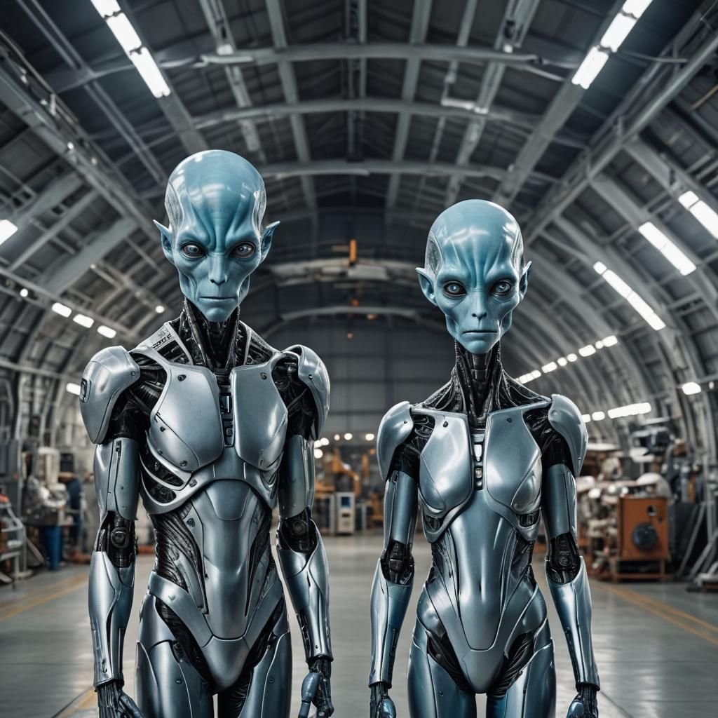 Alien Portrait in Schoeller Style, 8K