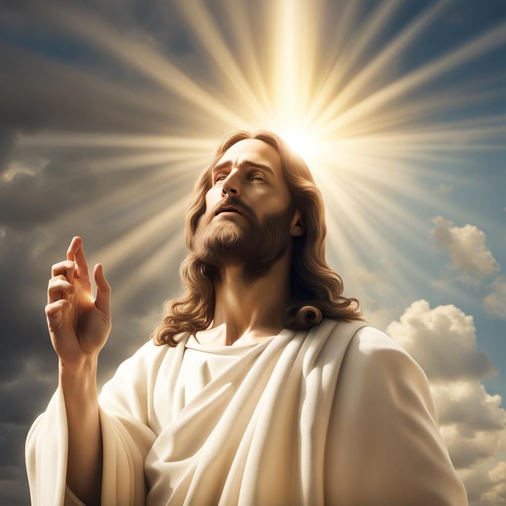 Jesus Christ the Carpenter in Divine Light