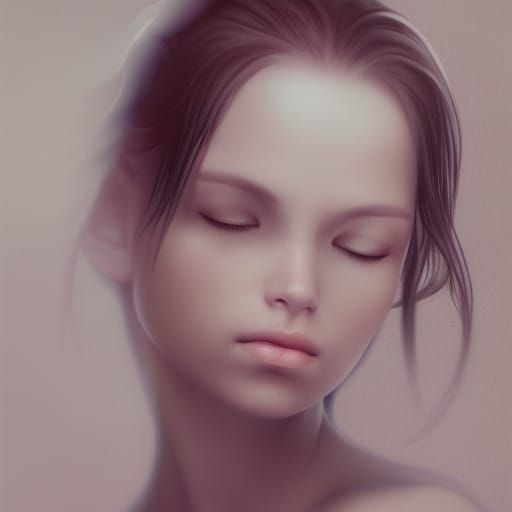 Detailed Portrait of a Woman in Dark Fantasy Style