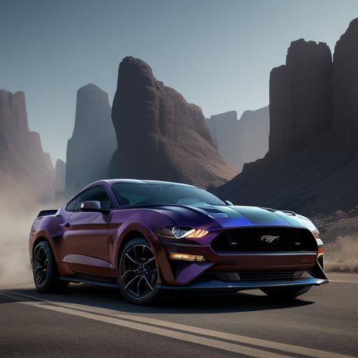 Ford Mustang SUV Transformer: Matte Painting