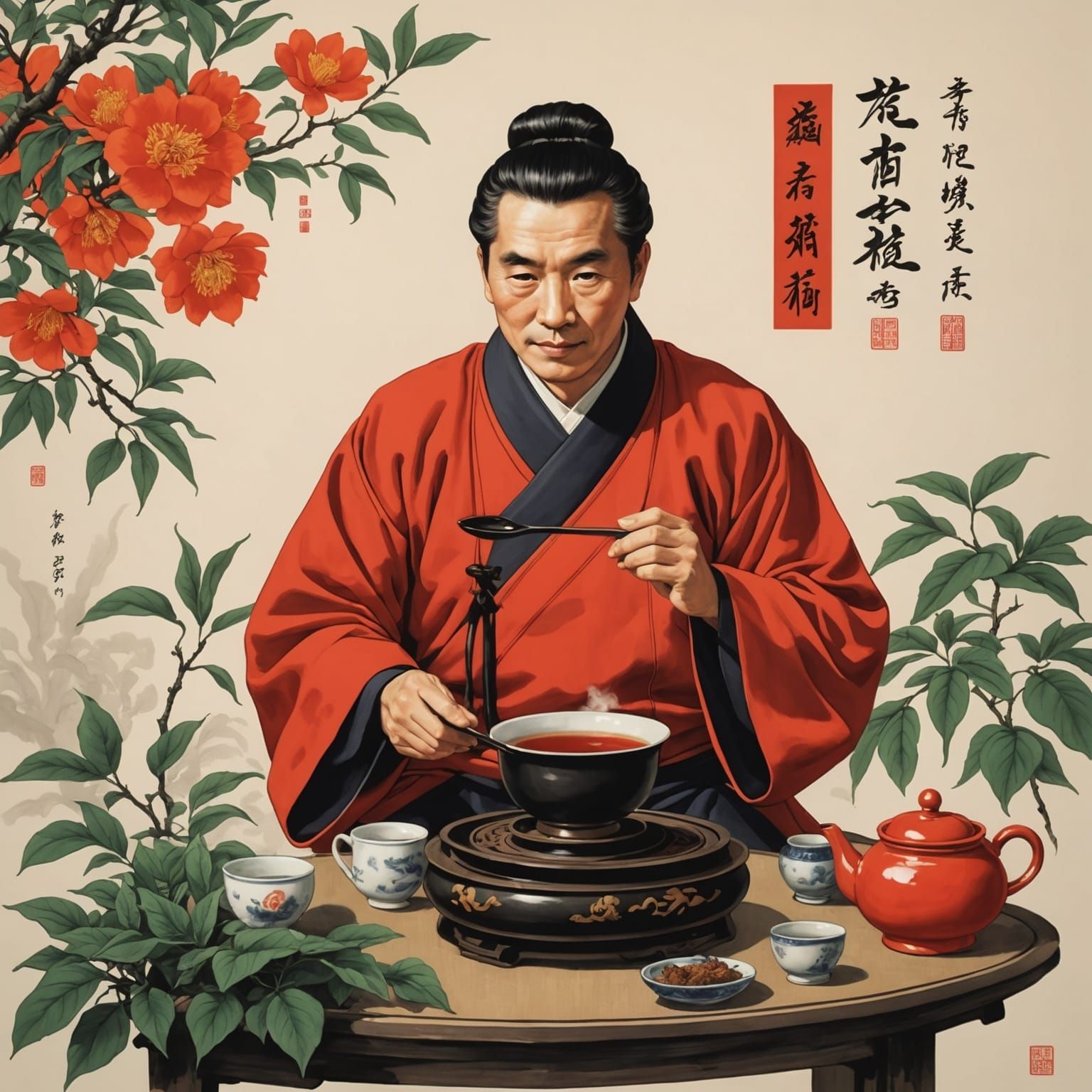 Da Hong Pao Tea Art