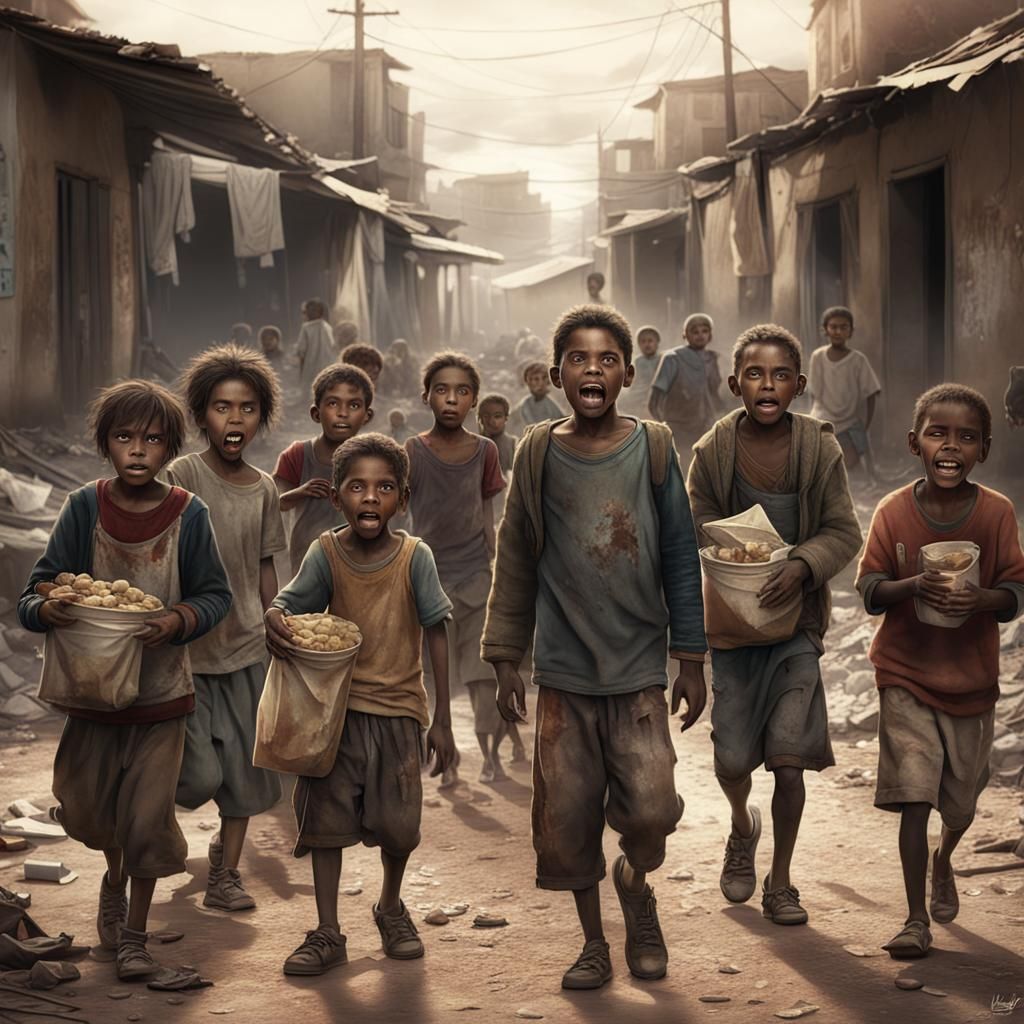 Compassionate Food Distribution in V-Ray Style