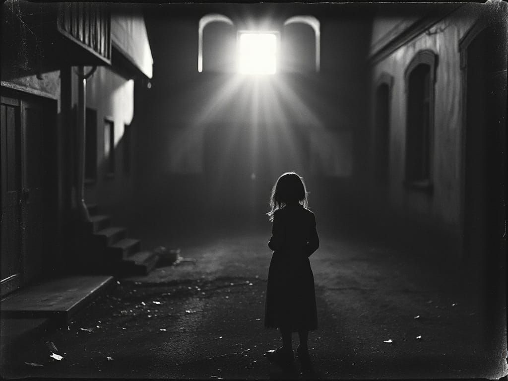 Eerie Vintage Photograph in the Style of Arthur Rackham