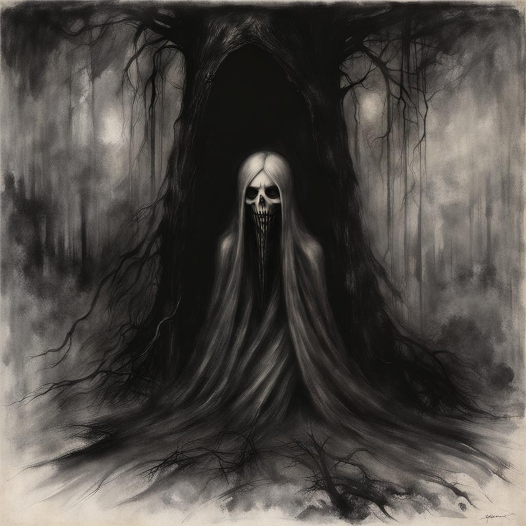 Grimdark Horror Art: Gothic Visions of Despair