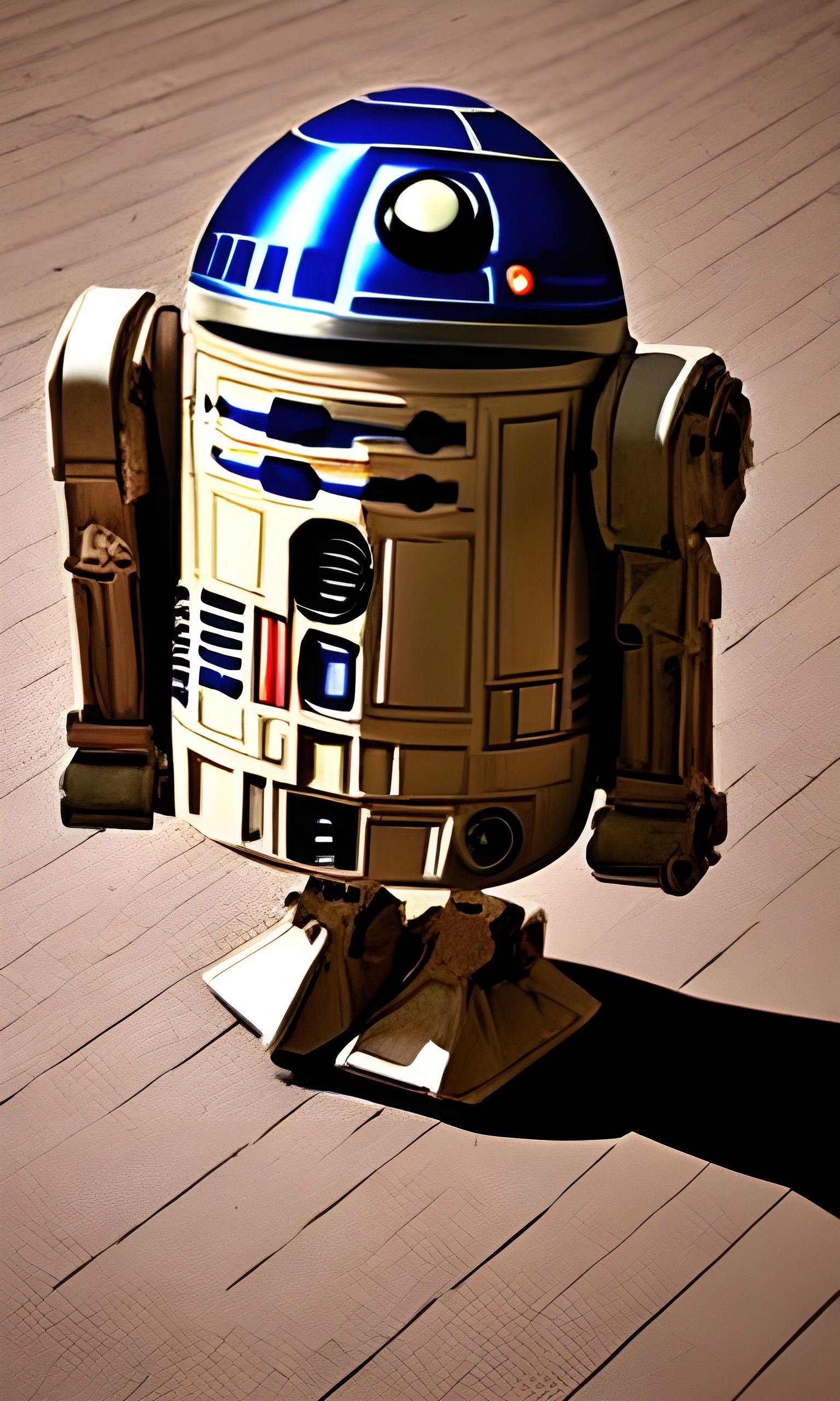 Star Wars Droid Relaxing with Coffee