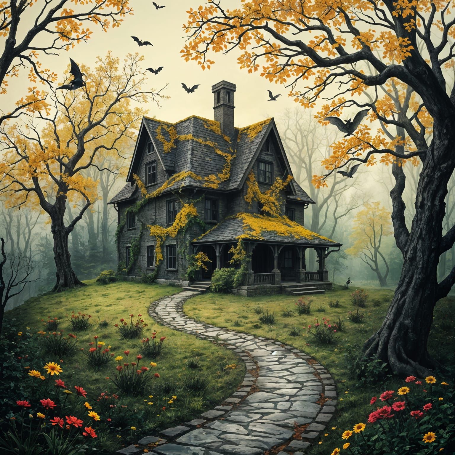 Mystical Abode in the Heart of the Forest