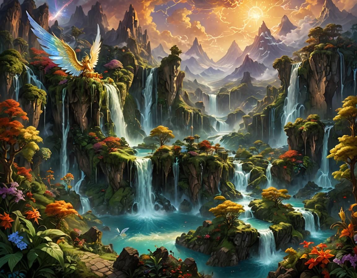 Divided Land: Divine Light and Malevolent Darkness