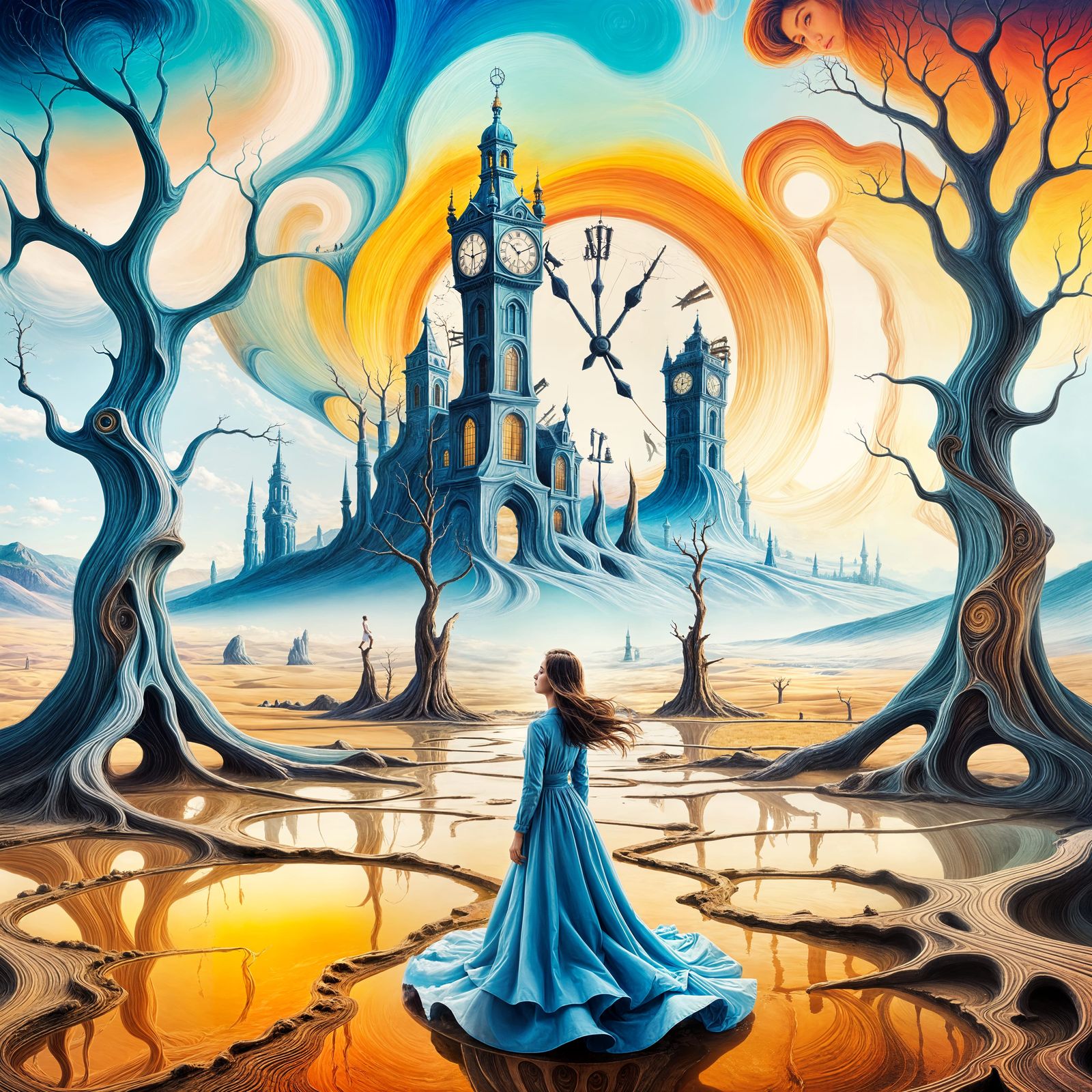 Surreal Dreamscape of Nested Realities