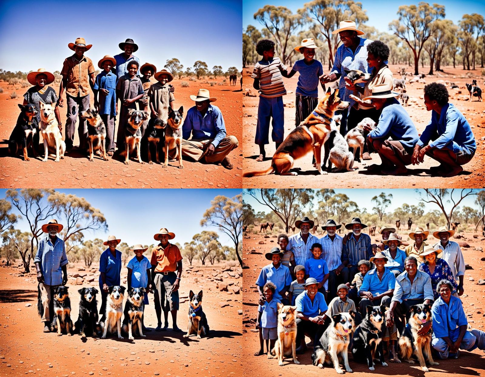 Outback Gathering of Aboriginal Families