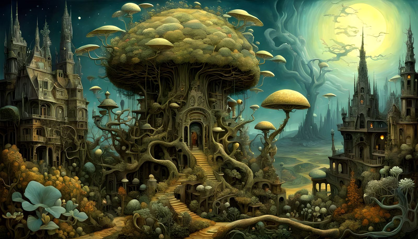 THE HYBRID FLOWER EXPERIMENT 13 - ARBORETUM ON BOGOMIL'S PLANET