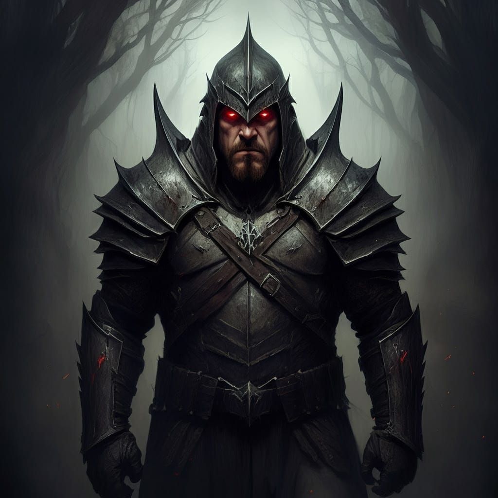 Grimdark Fantasy World in Dark Medieval Style