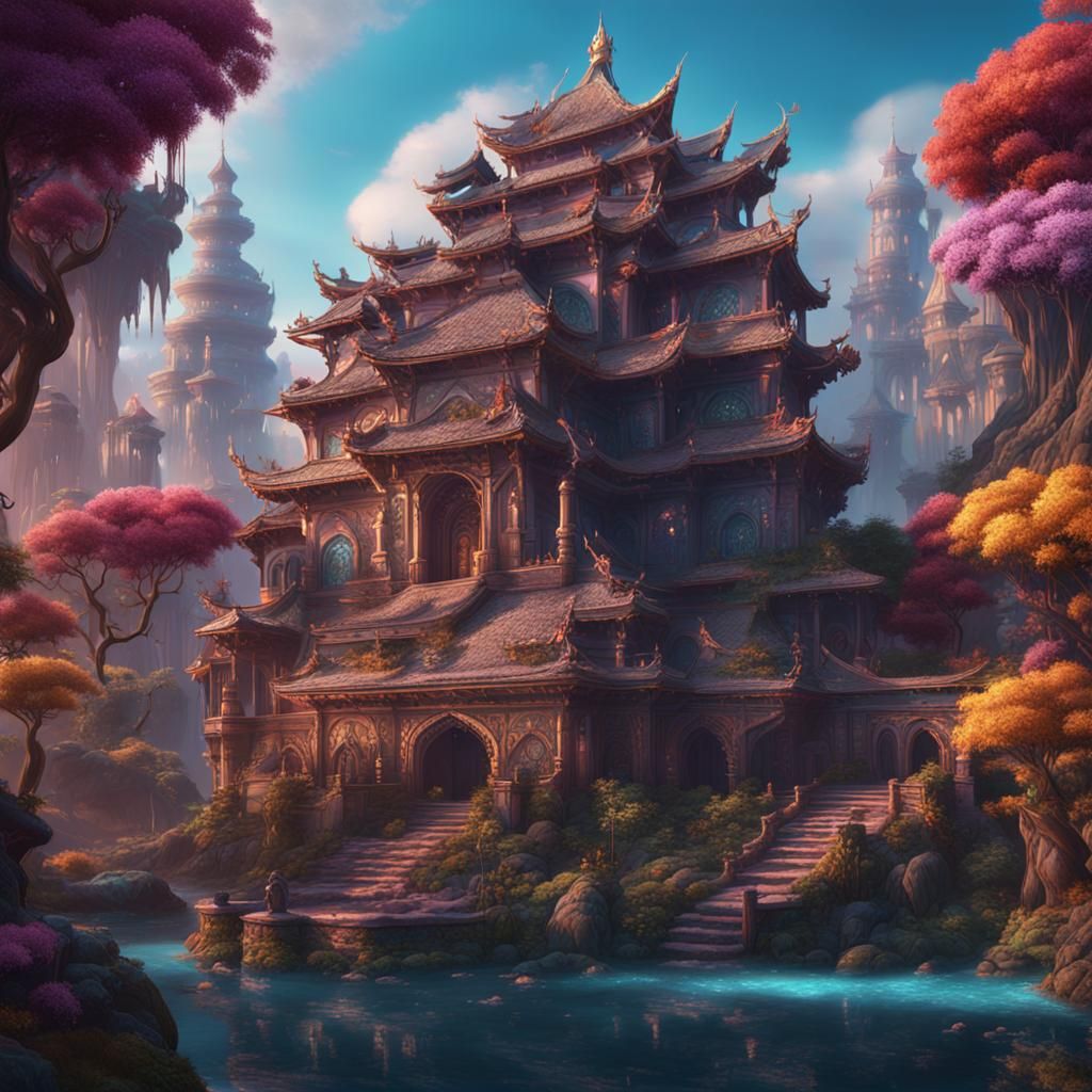 Doja Cat: Detailed Matte Painting in Fantasy Style