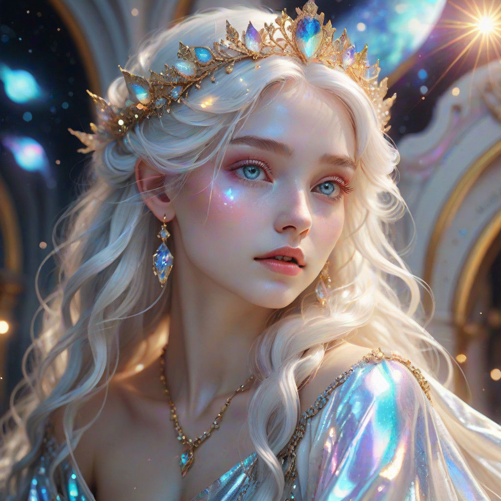 Enchanting Fae Queen in Ethereal Splendor