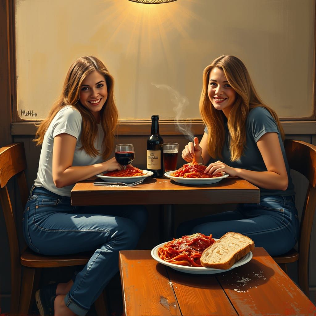 Casual Italian Feast in Cozy Ambiance