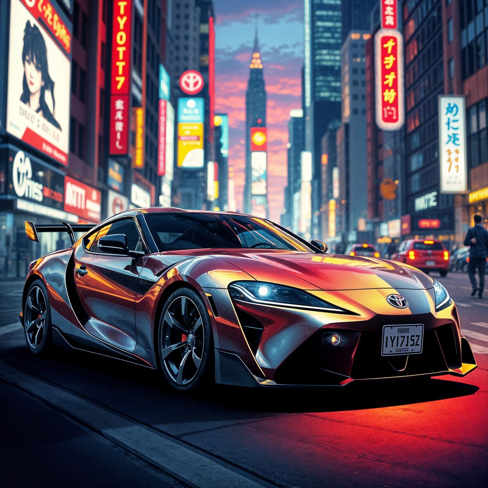 AI Generated Image of a Toyota Car