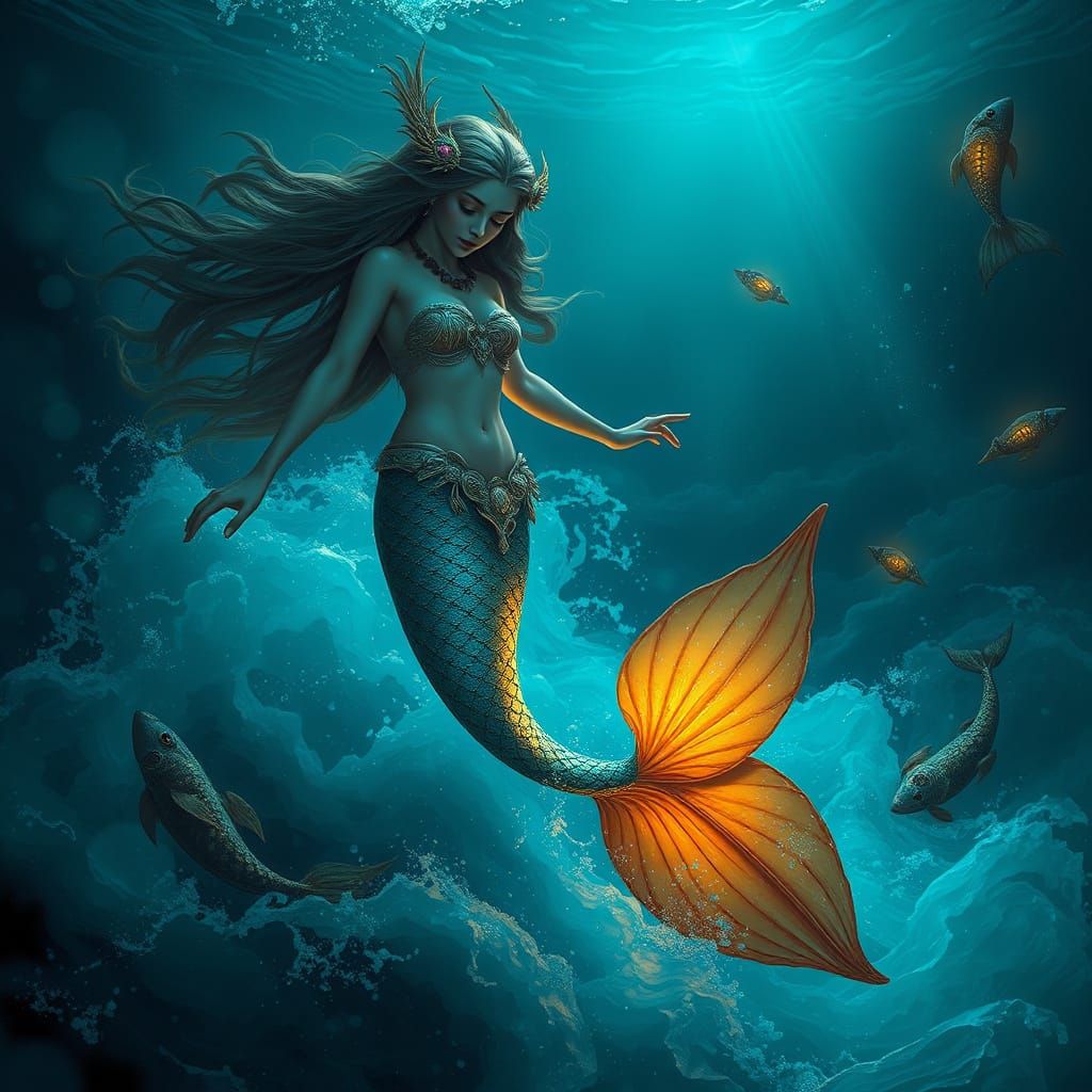 Sirena in un Abisso di Luce e di Meraviglia