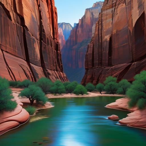 Zion National Park Landscape