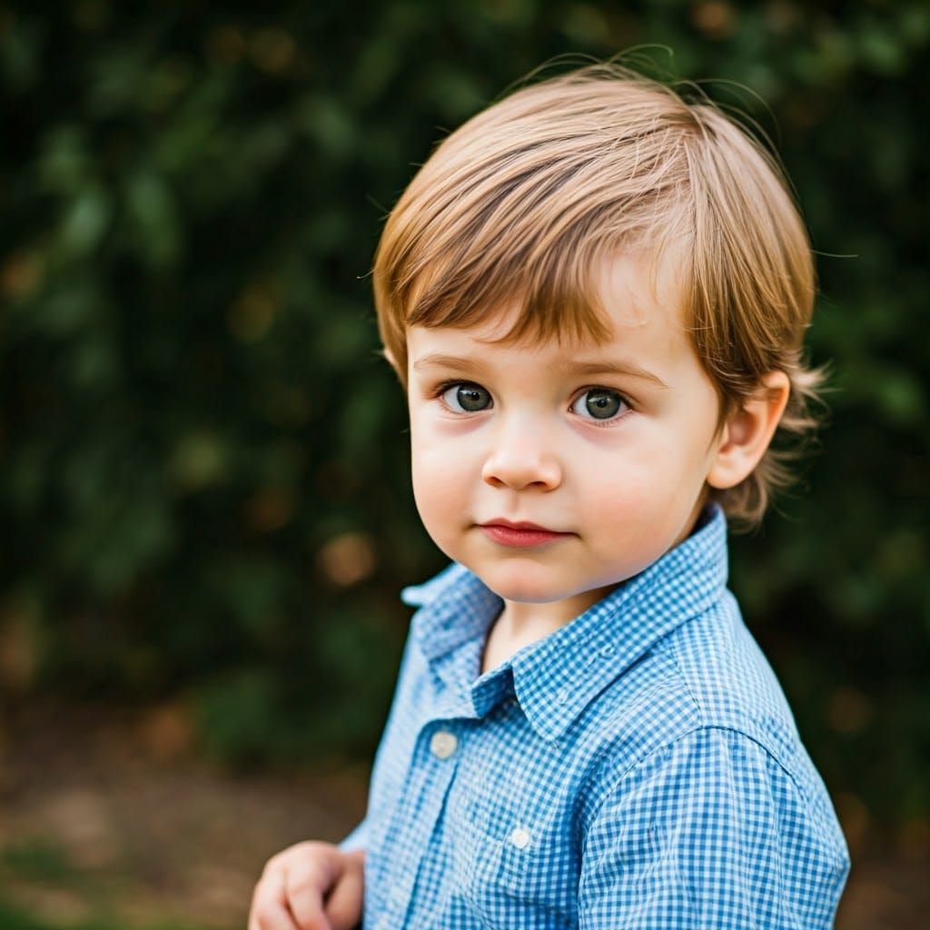 Sweet Little Two-Year-Old Boy