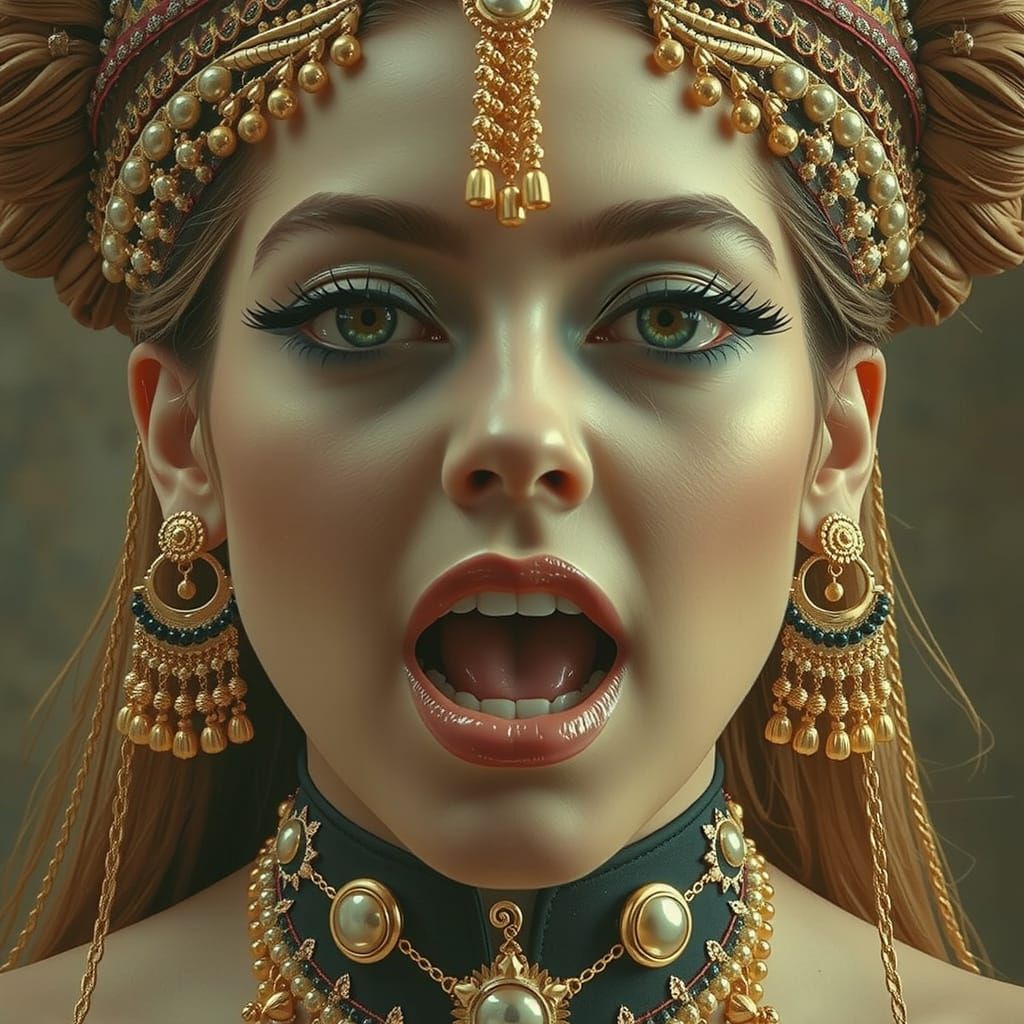 Maximalist Elegance: A Vivid and Detailed Masterpiece