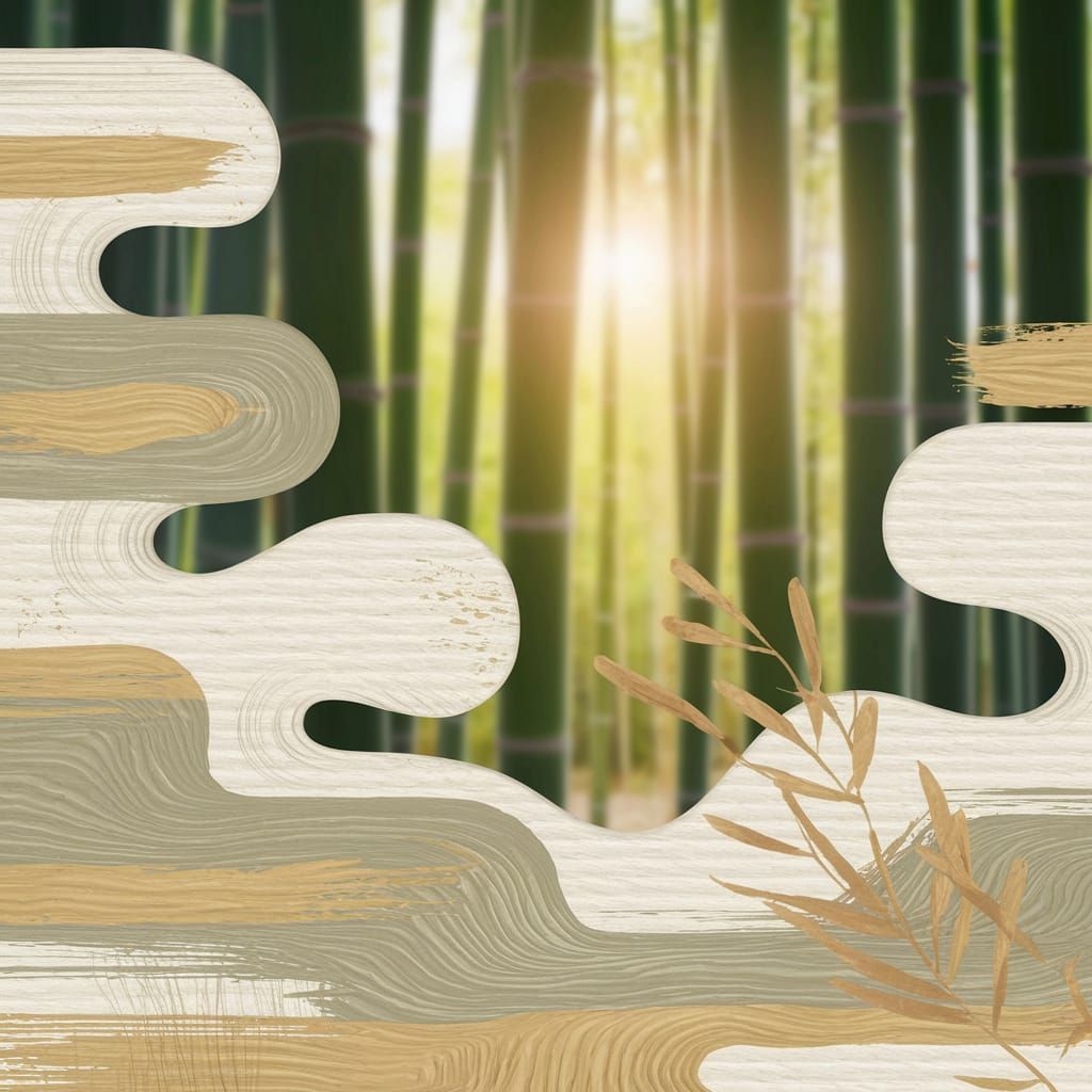 Wabi-Sabi Textile Design in Soft Focus