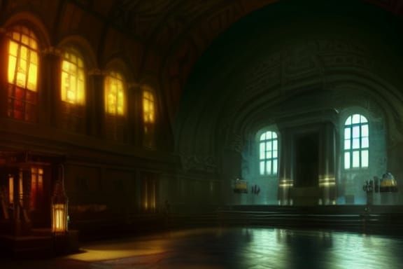 Epic Hall of Wonders Digital Matte Painting