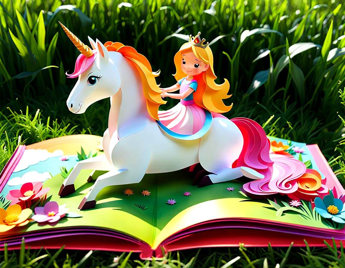 The Princess and the Unicorn Pop-Up Book 1