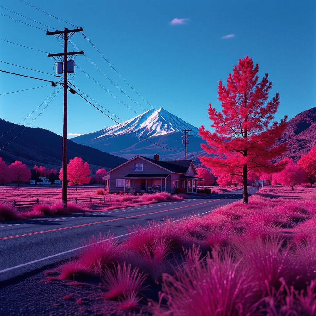 Twin Peaks Infrared Film Photography