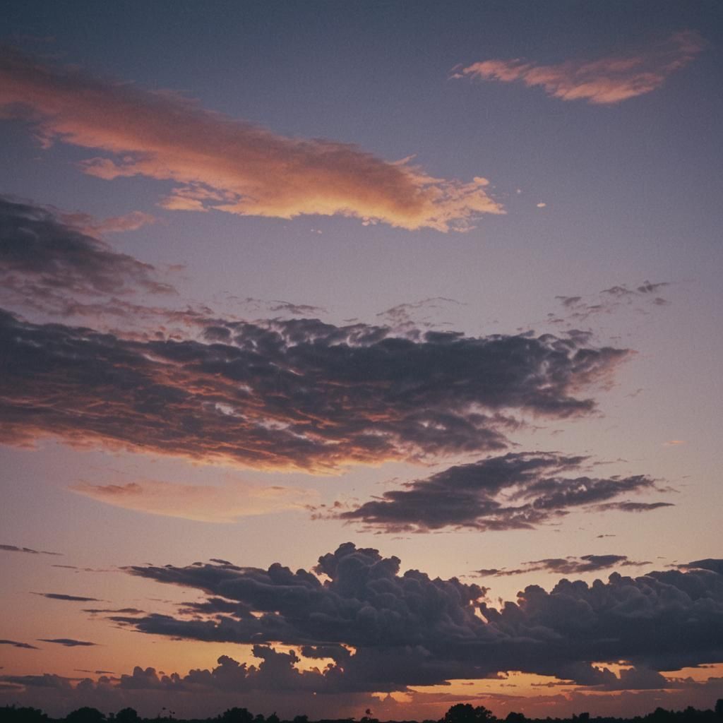 Dramatic Sunrise in the Middle of Night