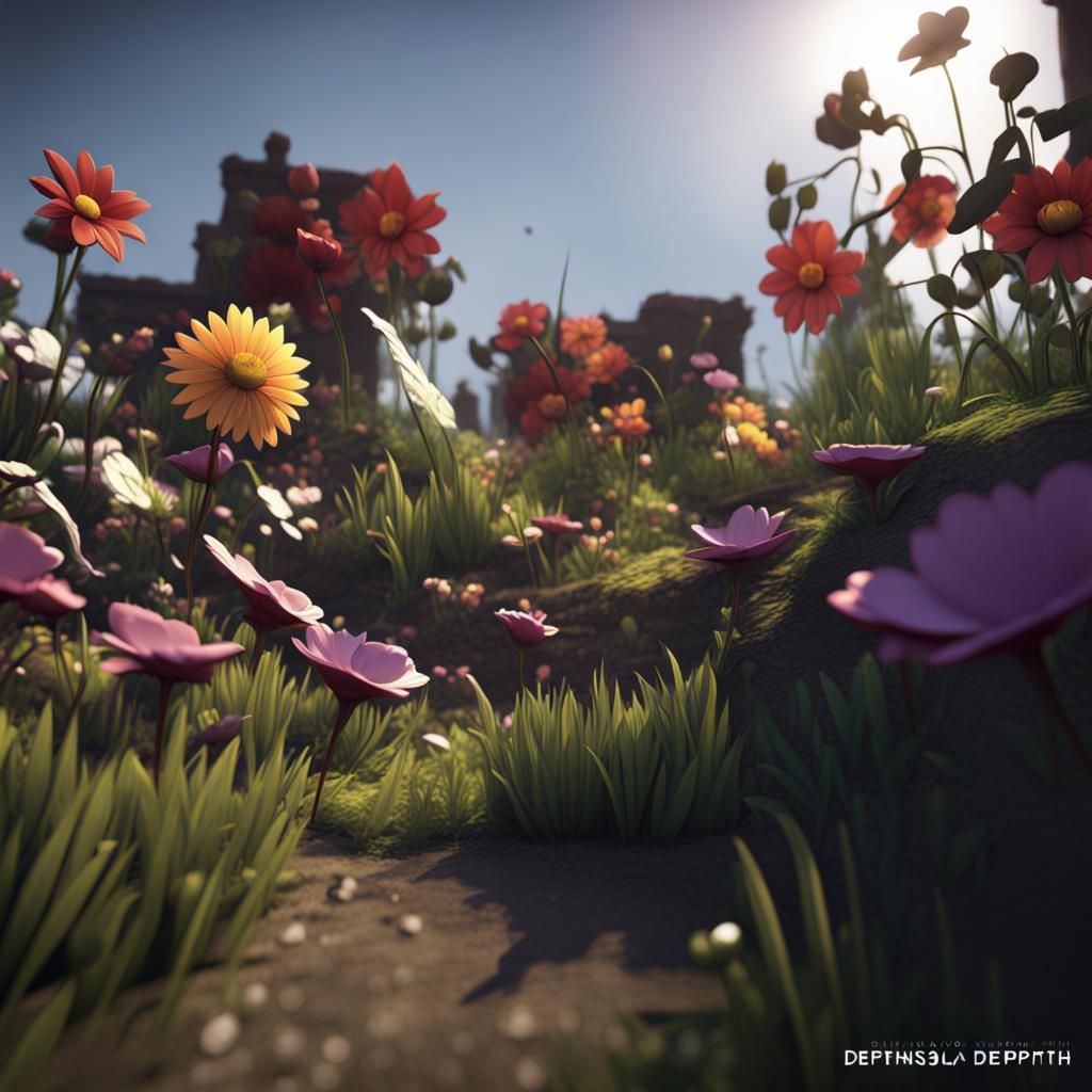 Menacing Flower Bed in Unreal Engine